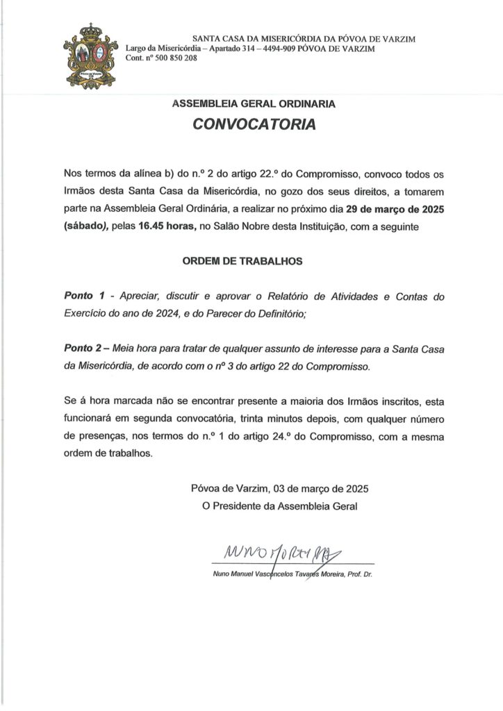 Convocatória 29-03-2025